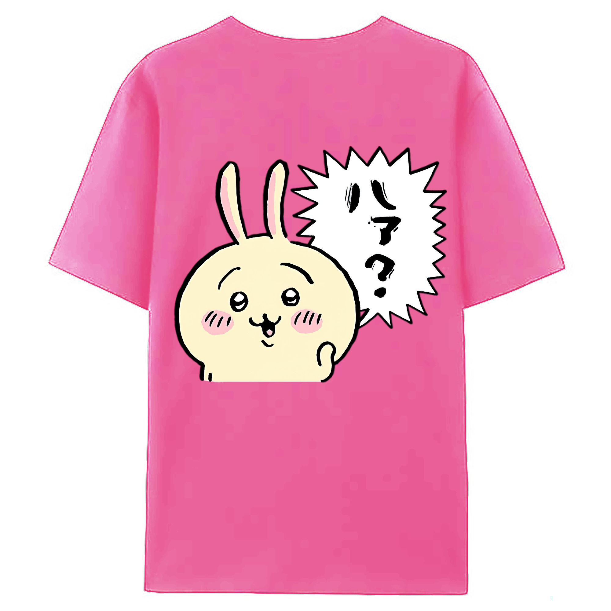 （画像用） ちいかわ うさぎ Chii-kawa usagi レディース半袖Tシャツ(バックプリント)